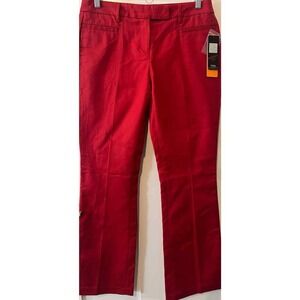 Dalia Red Ankle Pants